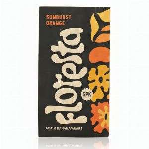 Floresta Sunburst Orange Acai & Banana Wraps 5 Stk.