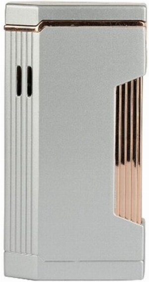 Formula Feuerzeug Crocodile Star Jet 2-fach Silber