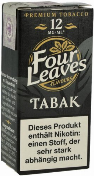 Four Leaves Liquid Tabak 12mg