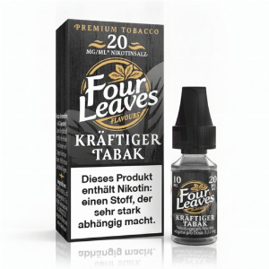 Four Leaves Nikotinsalzliquid Kräftiger Tabak 20mg