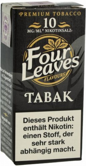 Four Leaves Nikotinsalzliquid Tabak 10mg