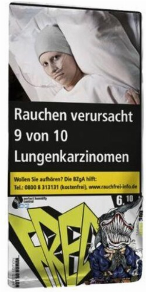 Fred Tabak Jaune ohne Zusatzstoffe 30g Päckchen Zigarettentabak