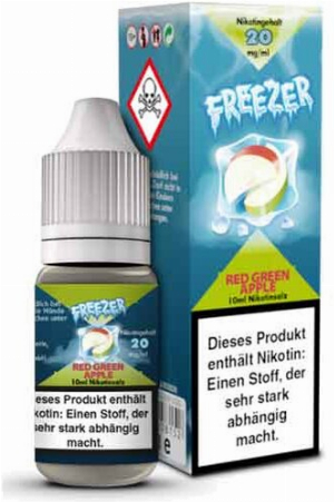 Freezer Nikotinalz Liquid Red Green Apple 20mg