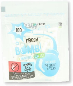Fresh Bomb Duo Menthol Clickfilter Slim 100 Stück
