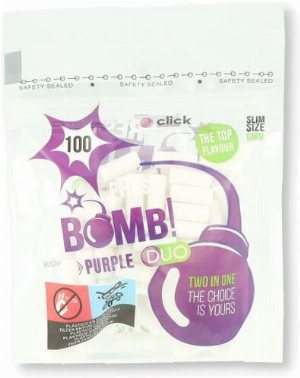 Fresh Bomb Duo Slim Filter Purple 100 Stück