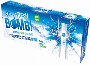 Fresh Bomb Zigarettenhülsen Arctic Extremely Strong Mint 100 Stück