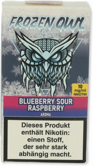 Frozen OWL Blueberry Sour Raspberry Nikotinsalz Liquid 10ml 10mg