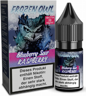 Frozen OWL Blueberry Sour Raspberry Nikotinsalz Liquid 10ml 20mg