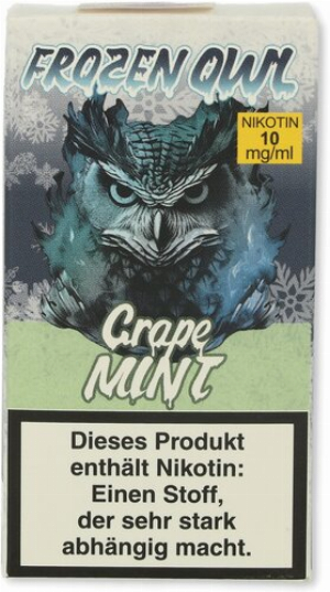Frozen OWL Grape Mint Nikotinsalz Liquid 10ml 10mg