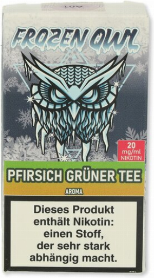 Frozen OWL Pfirsich Grüner Tee Nikotinsalz Liquid 10ml 20mg