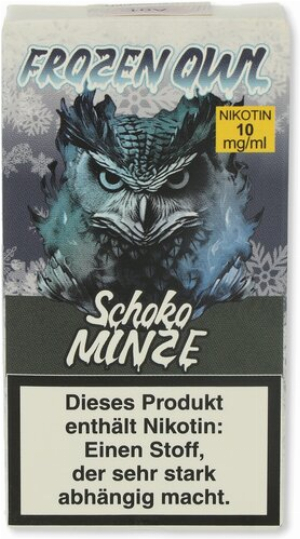 Frozen OWL Schoko Minze Nikotinsalz Liquid 10ml 10mg