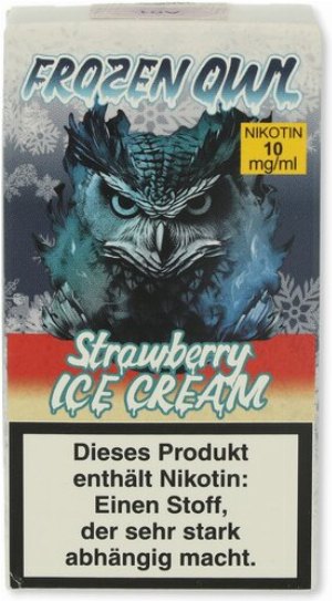 Frozen OWL Strawberry Ice Cream Nikotinsalz Liquid 10ml 10mg
