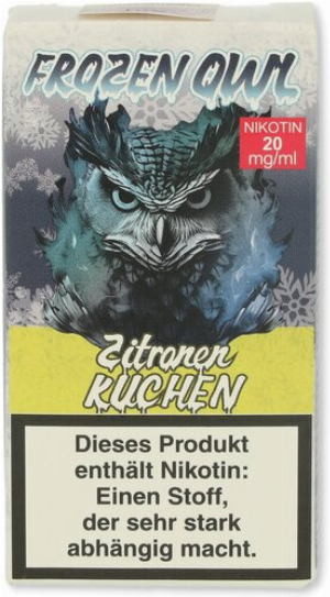 Frozen OWL Zitronenkuchen Nikotinsalz Liquid 10ml 20mg