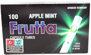 Frutta Flavorkapsel Hülsen Apple Mint 1x100Stk.