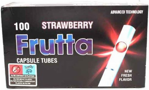 Frutta Flavorkapsel Hülsen Strawberry 1x100Stk.