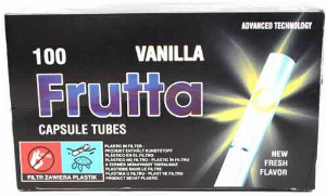 Frutta Flavorkapsel Hülsen Vanilla 1x100Stk.