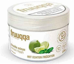Fruuqqa Shisha-Tabakersatz Limette Minze nikotinfrei 200g 