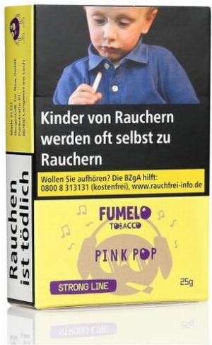 FUMELO TOBACCO PINK POP Strong Line Wasserpfeifentabak 25g