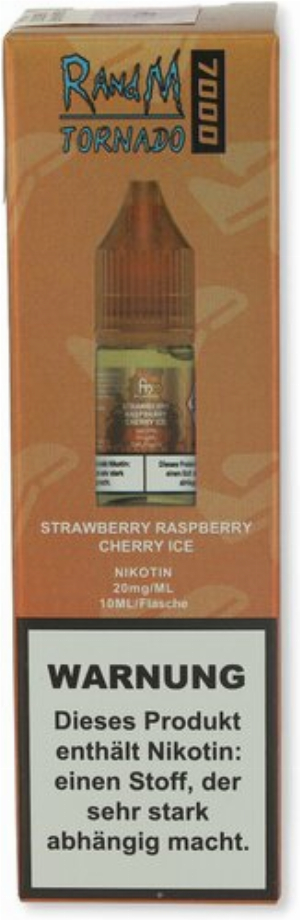 Fumot RandM Tornado 7000 Strawberry Raspberry Cherry Ice Liquid 20mg