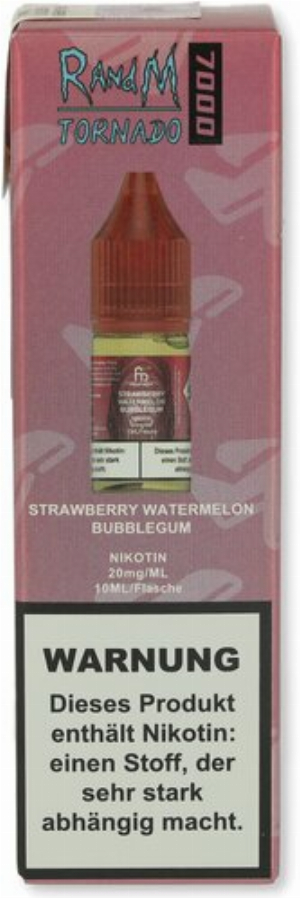 Fumot RandM Tornado 7000 Strawberry Watermelon Bubblegum Liquid 20mg