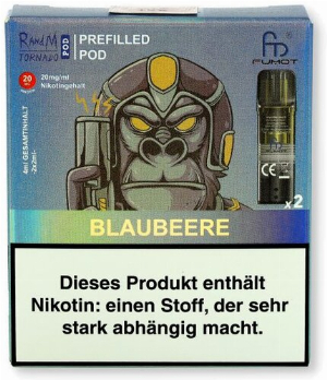 RandM Tornado Pods Blaubeere 2x2ml 20mg