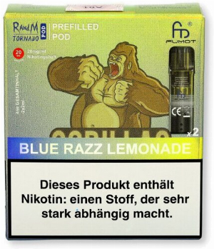 RandM Tornado Pods Blue Razz Lemonade 2x2ml 20mg