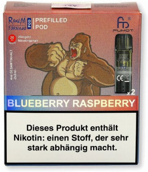 RandM Tornado Pods Blueberry Raspberry 2x2ml 20mg