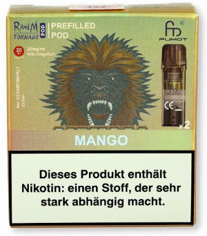 RandM Tornado Pods Mango 2x2ml 20mg