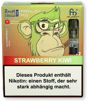 RandM Tornado Pods Strawberry Kiwi 2x2ml 20mg