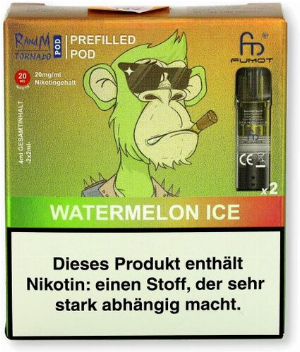 RandM Tornado Pods Watermelon Ice 2x2ml 20mg
