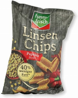 funny-frisch Linsen Chips Paprika Style 90g