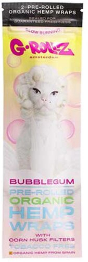 G-Rollz Hemp Wraps Bubblegum Flavoured