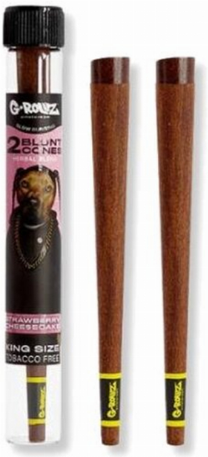 G-Rollz The Dog Strawberry Cheesecake 2 Blunt Cones