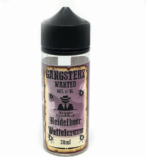 Gangsterz Wanted Aroma Heidelbeer Waffelcreme 30ml