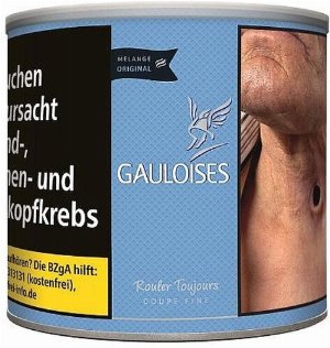 Gauloises Tabak Melange Hellblau 90g Dose Zigarettentabak