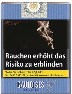 Gauloises Brunes ohne Filter 20er