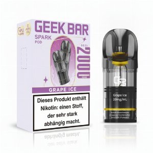 Geek Bar Spark Pods Grape Ice 2x2ml 20mg