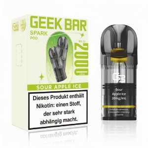 Geek Bar Spark Pods Sour Apple Ice 2x2ml 20mg