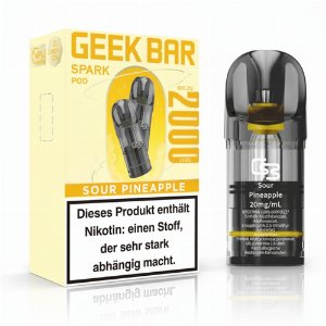 Geek Bar Spark Pods Sour Pineapple 2x2ml 20mg