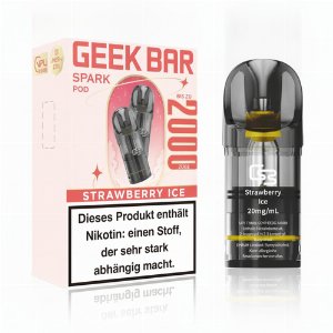 Geek Bar Spark Pods Strawberry Ice 2x2ml 20mg