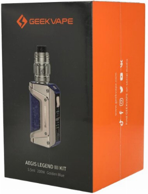 Geekvape Aegis Legend 3 Kit E-Zigarette gold-blau