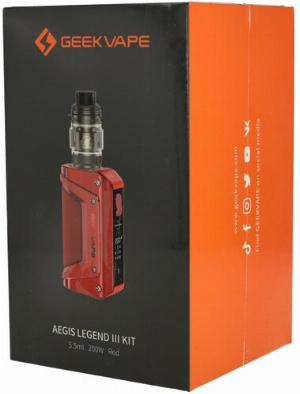 Geekvape Aegis Legend 3 Kit E-Zigarette rot