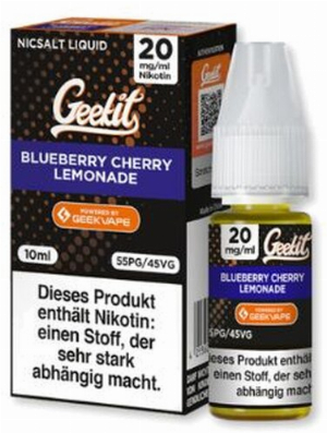 Geekvape Geekit Blueberry Cherry Lemonade Nikotinsalzliquid 20mg