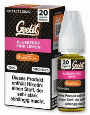 Geekvape Geekit Blueberry Pink Lemon Nikotinsalzliquid 20mg