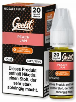 Geekvape Geekit Peach Jam Nikotinsalzliquid 20mg