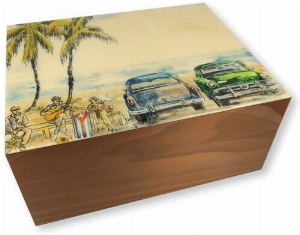 Gentili Humidor Bolivar Marrone Musicisti cubani