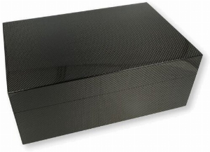 Gentili Humidor Carbonfaser Schwarz