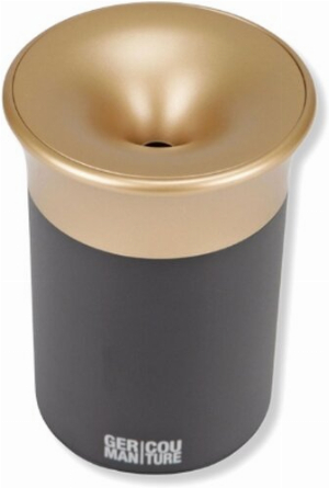 German Couture HEETS Aschenbecher fürs Auto Aluminium schwarz/gold