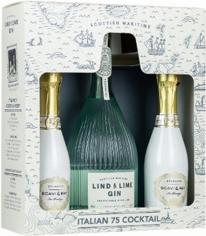 Gin Lind & Lime 44% Vol. im Geschenkset mit Scavi & Ray