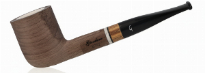 Giordano Pfeife Estate Walnut Billard Sandgestrahlt